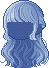 Mandarin Tea Hair, blue