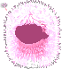 Soft Dandelion Seed Hair, red
