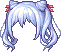 Horn Twin Hair, blue