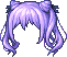 Horn Twin Hair, purple