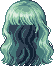 Long Wavy Locks, green