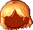 Sweet Lily Hair, orange