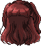 Long Silky Locks Hair, red