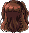 Long Silky Locks Hair, orange