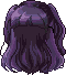 Long Silky Locks Hair, purple