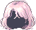 Crescent Bob Hair, red