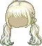 Locks with Cropped Bangs Hair, green