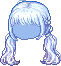 Locks with Cropped Bangs Hair, blue