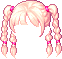 Rope-Braided Hair, red