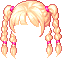 Rope-Braided Hair, orange