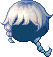Bouncy Voluminous Hair, blue