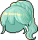 New Olive Hair, green