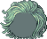 Short Dread Hair, green