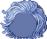 Short Dread Hair, blue