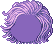 Short Dread Hair, purple