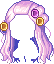 Rolling Hair, purple