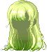 Dew Sparkle Hair, green