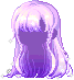 Dew Sparkle Hair, purple