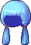 New Sugar Hair, blue
