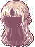 Parted Locks Hair, brown