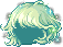 Spunky Curls Hair, green