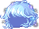 Spunky Curls Hair, blue