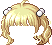 Disheveled Pigtails Hair, blonde