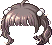 Disheveled Pigtails Hair, brown