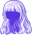 Relaxed Hair, purple