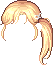 Side-tail Hair, orange