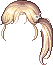 Side-tail Hair, brown