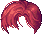 Boyband Hair, red