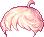 Pointy Apple Hair, red
