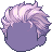 Easygoing Gentleman Hair, purple