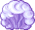 Floaty Sheep Cloud Hair, purple