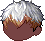 Lone Wolf Hair, orange