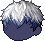 Lone Wolf Hair, blue