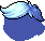 Wonky Hair, blue