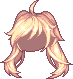 검은색 엘 페일 헤어, orange