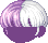 Checkered Rocky Hair, purple