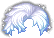 Foggy Little Star Hair, blue