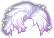 Foggy Little Star Hair, purple
