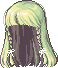 Accent Braids Hair, green