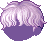 Wavy Fringe Hair, purple