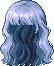 Long Wavy Locks, blue