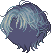 Shia Hair, blue