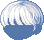 Well-kempt Hair, blue