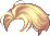 Black Tidy Male God Hair, blonde