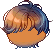 Black Cobalt Hair, orange