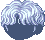 Cozy Cotton Hair, blue